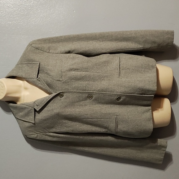 Lauren Ralph Lauren vintage women's gray green label 96%wool 4%lycra spandex - Picture 8 of 17